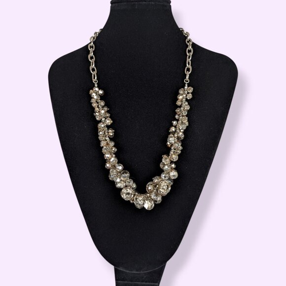 Vera Wang Metallic Cluster Bead Necklace - Picture 2 of 5